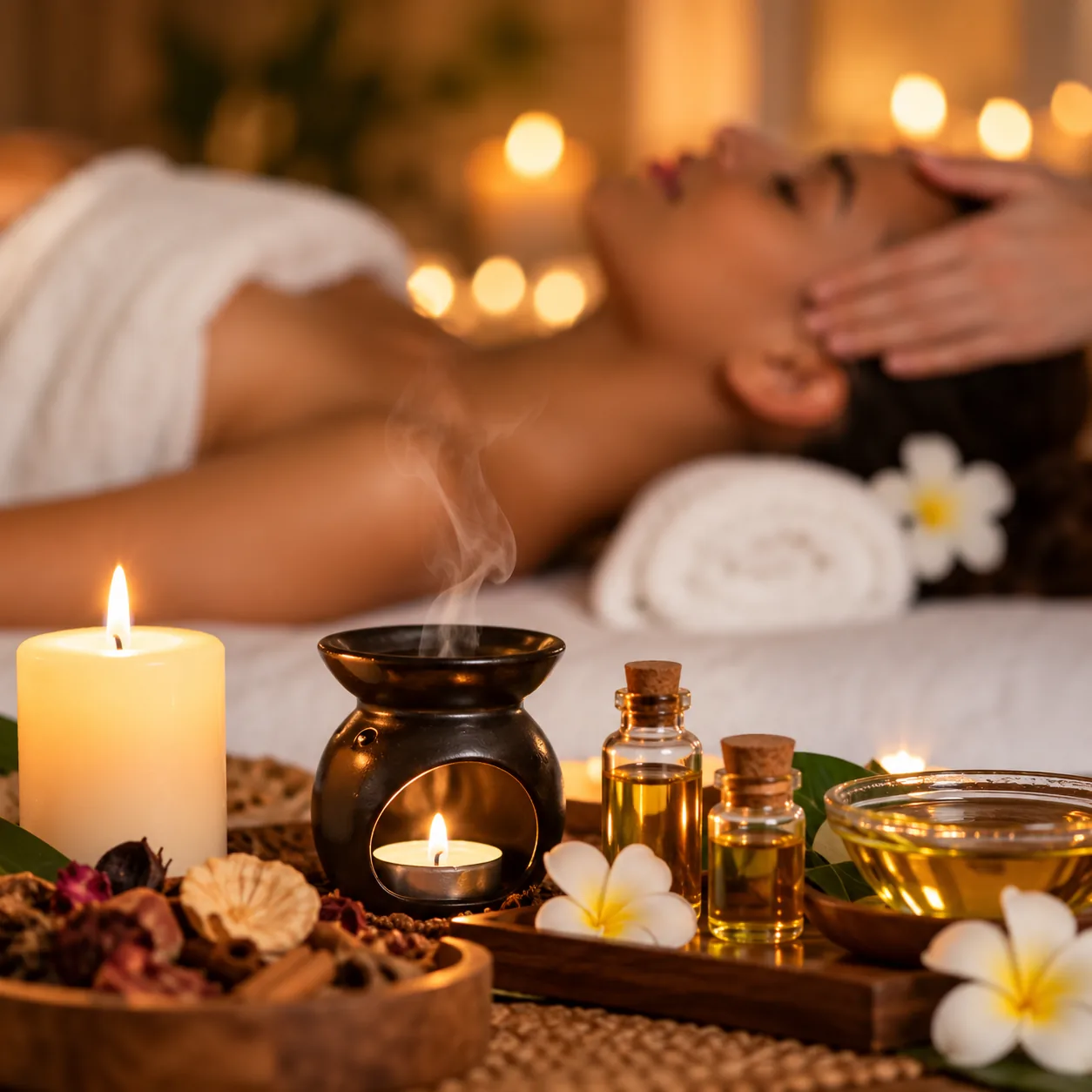 Aromatherapy massage ritual at Urbanity Spa