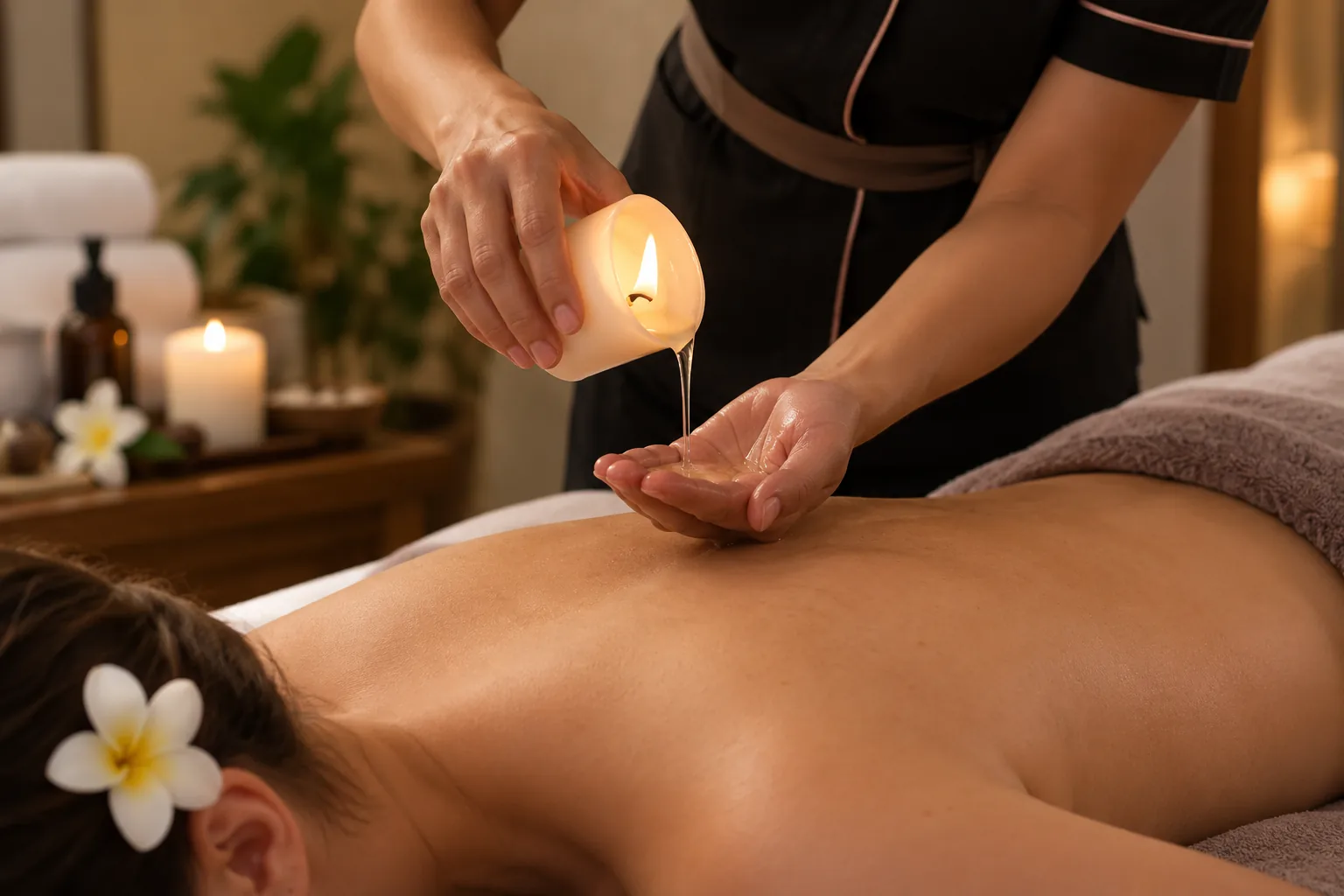 Candle Melt Therapy massage at Urbanity Spa