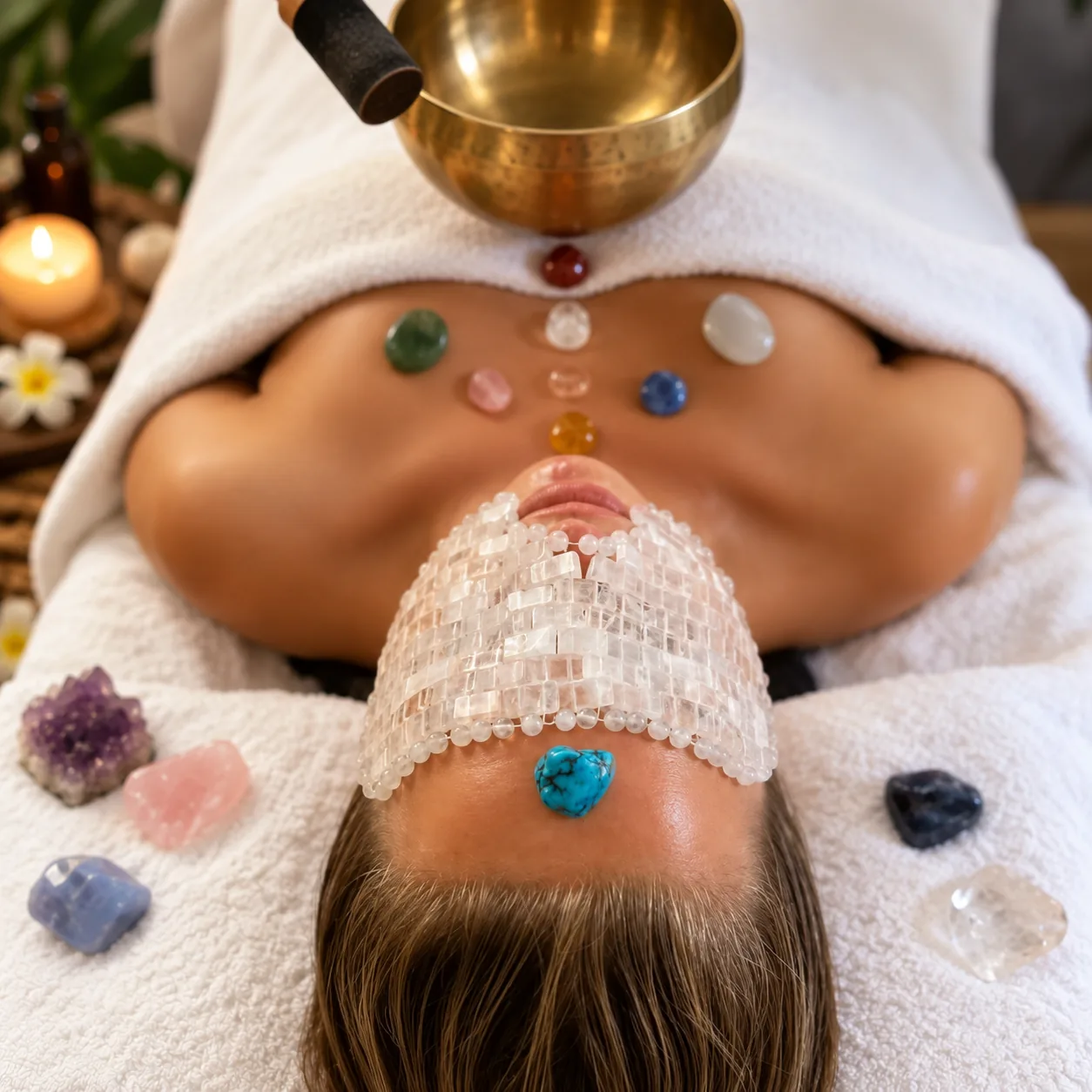 Holistic chakra facial ritual at Urbanity Spa
