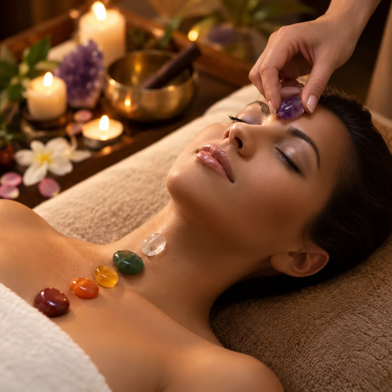 Chakra energizing facial treatment at Urbanity Spa