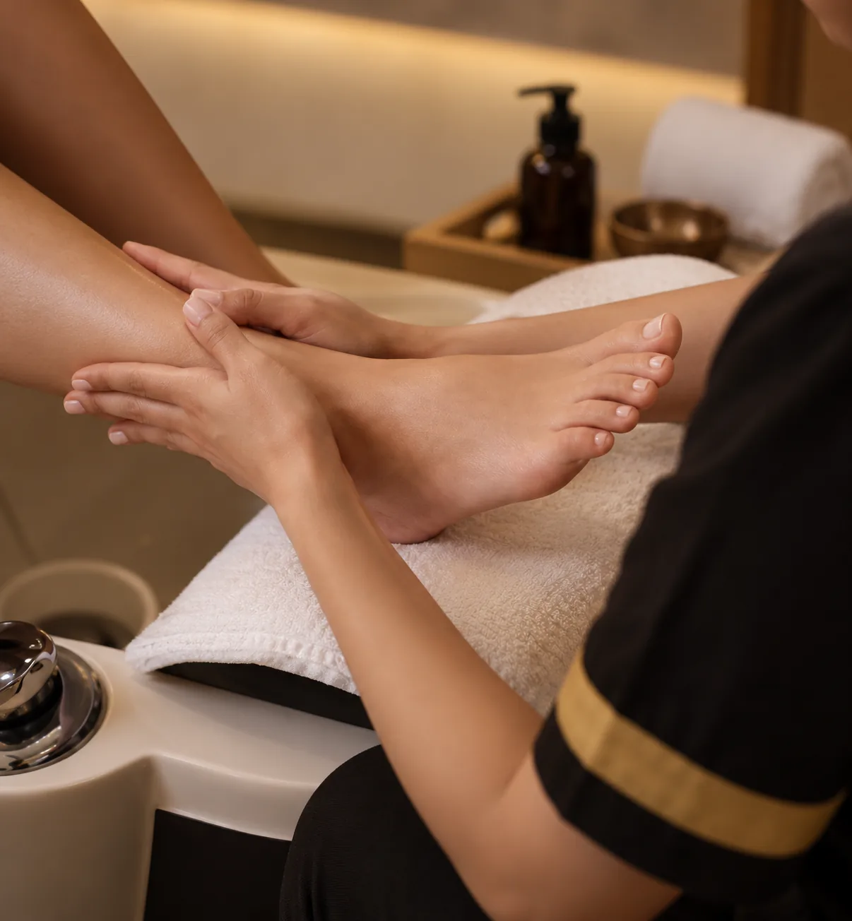 Classic pedicure treatment at Urbanity Spa