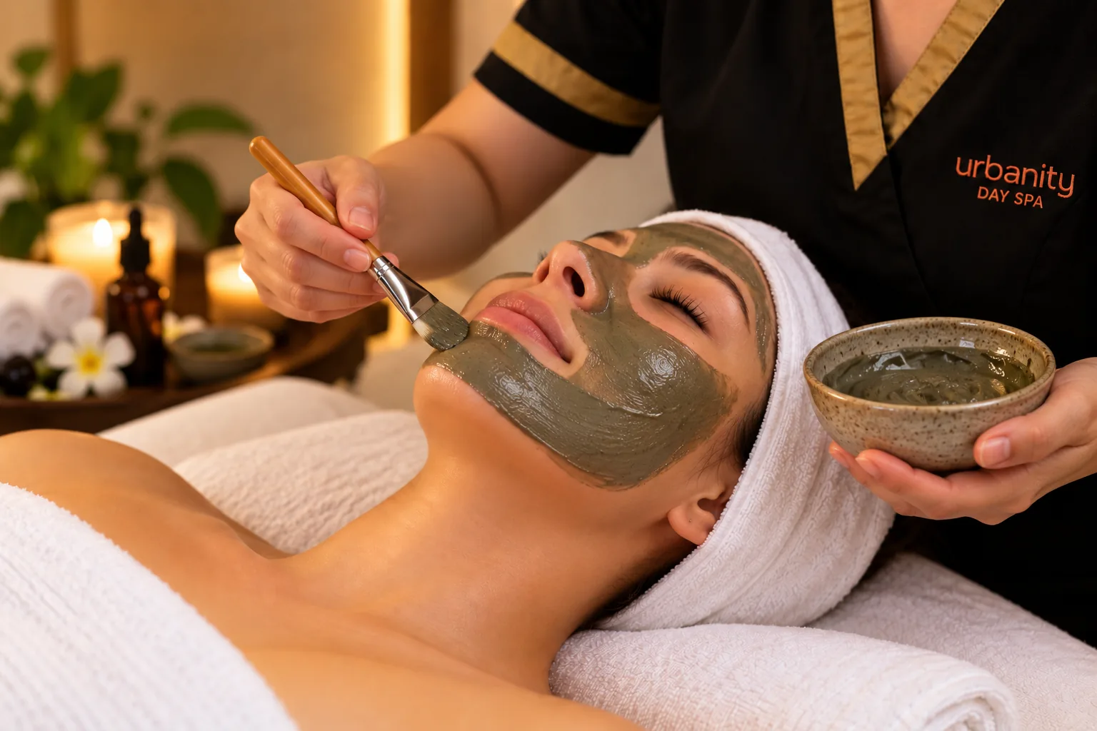 Deep cleansing D-Tan facial treatment at Urbanity Spa
