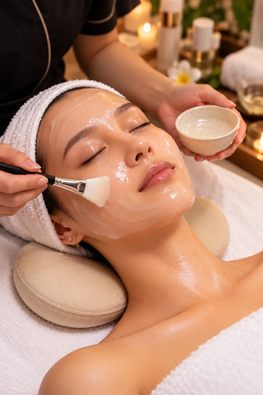 Korean collagen facial treatment at Urbanity Spa