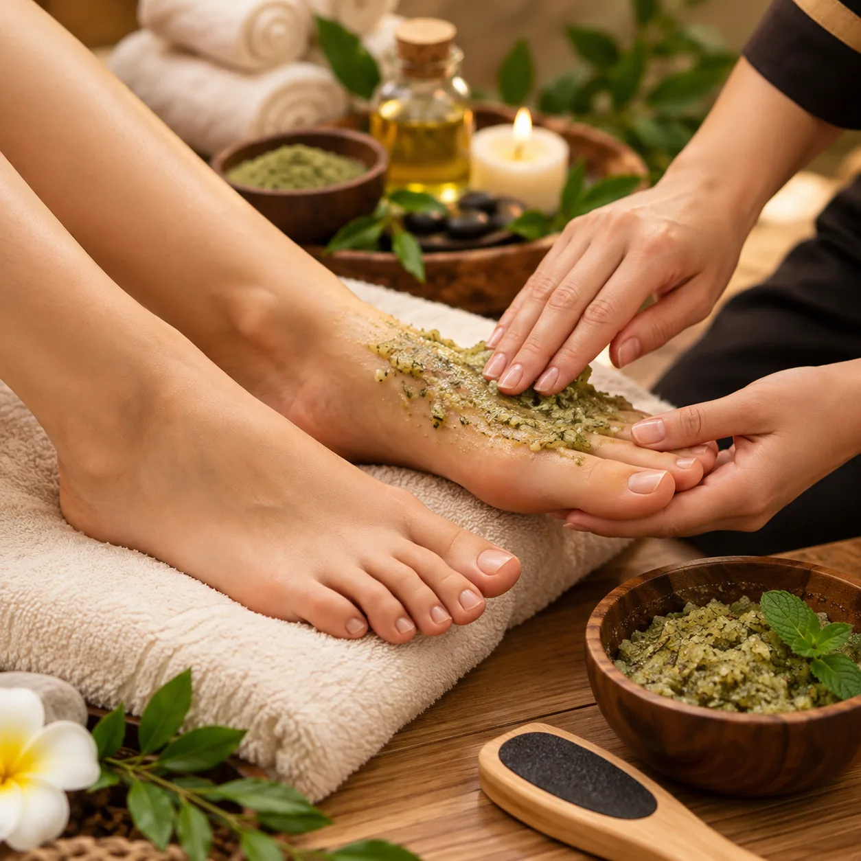 Organic detox pedicure at Urbanity Spa